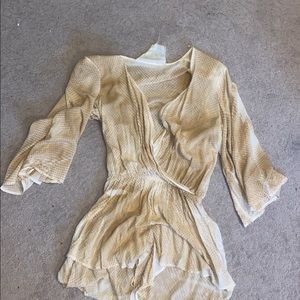 Size small Blue Life romper